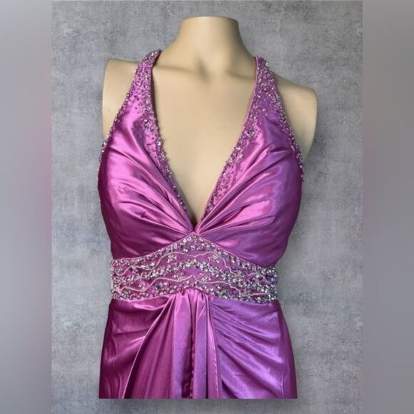 GIGI Designs Beaded Formal Gown – Perfect for Prom or Pageant - Picture 2 of 11